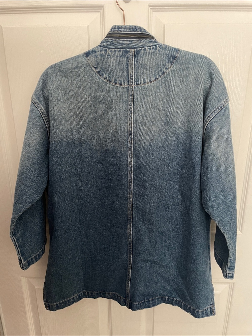 Current/Elliott Light Blue Denim Jacket - Picture 4 of 4